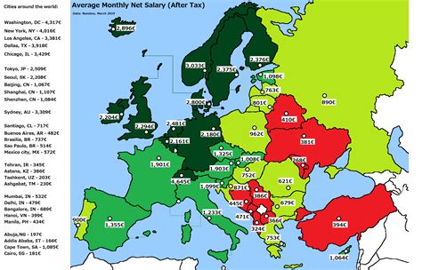 Map Of Europe With Capitals And Countries