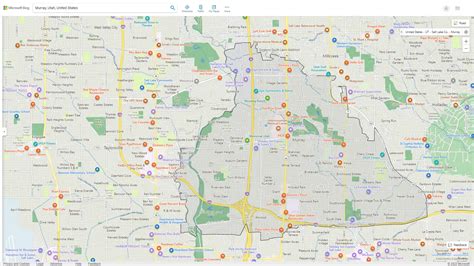 Murray, Utah Map