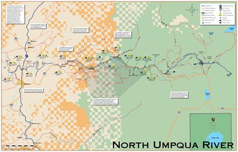 Umpqua River Map