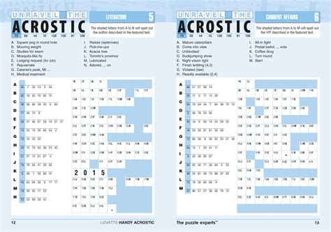 Free Printable Acrostic Puzzles