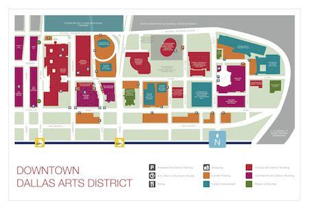 Dallas Art District Map - Tourist Map Of English