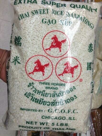 Use this brand of rice to make authentic Thai sticky rice. | Sticky rice, Thai cooking, Sticky