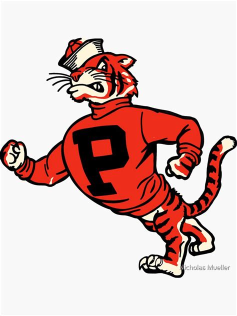"Princeton Tigers Mascot Design" Sticker for Sale by Nick1713 | Redbubble