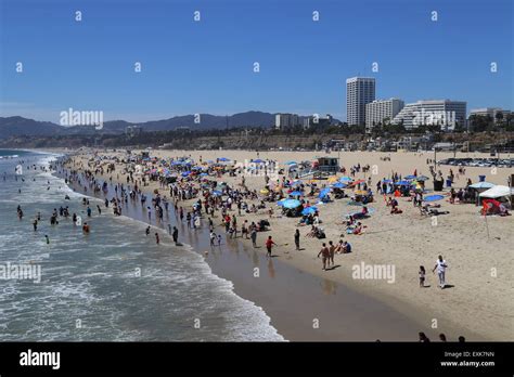 Santa Monica Beach Stock Photo - Alamy