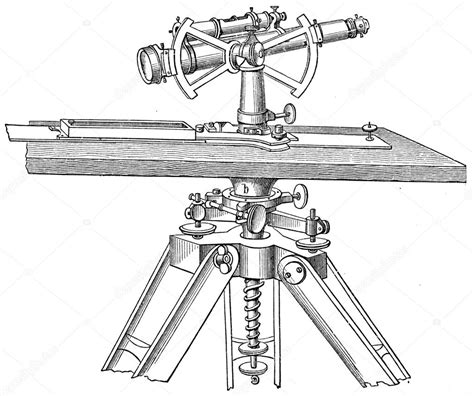 Plane table with telescopic alidade — Stock Photo #11876981