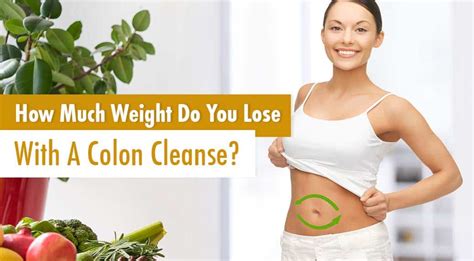 How much weight do you lose with a colon cleanse?