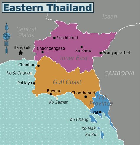 File:Eastern thailand regions map.png - Wikitravel