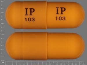 Pill Finder: IP 103 IP 103 Orange Capsule-shape - Medicine.com