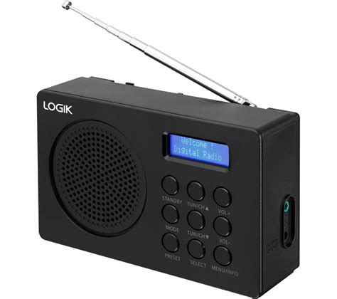 LOGIK L2DAB16 Portable DAB/FM Radio - Black Fast Delivery | Currysie