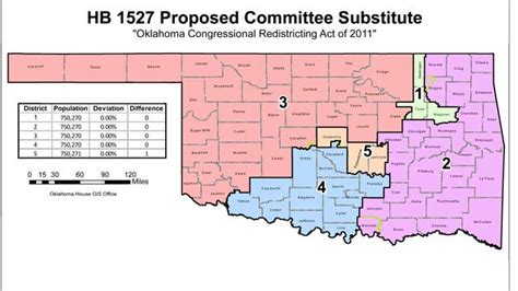 Proposed Oklahoma Congressional Redistricting Map Unveiled