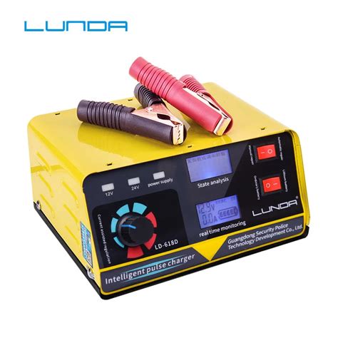 Car Battery Charger 12v 24v Full Automatic Electric Car Battery Charger ...