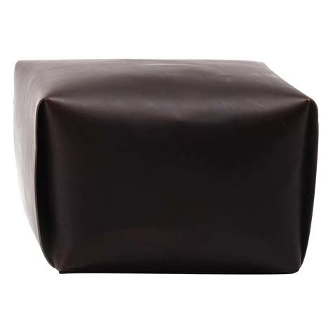 Bao Natural Leather Ottoman For Sale at 1stDibs | leather ottomans ...