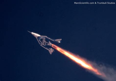 SpaceShipTwo rocket plane sails through third supersonic flight