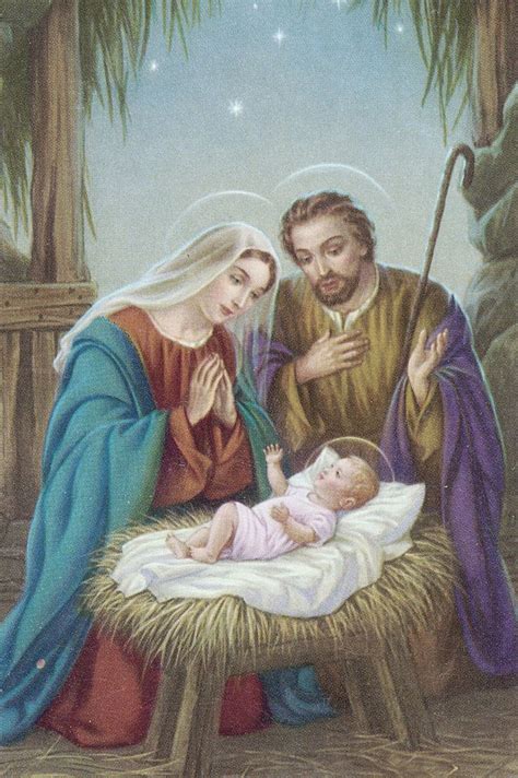 The Baby Jesus In The Manger- | Baby jesus, Jesus images, Vintage ...