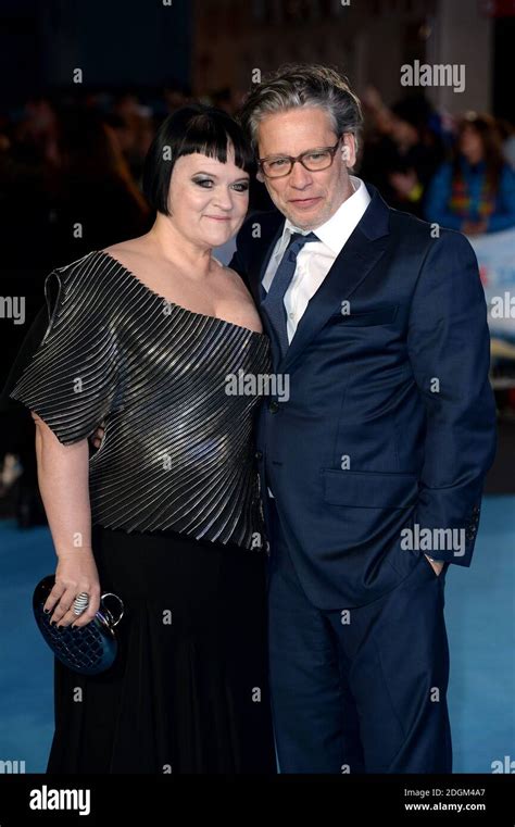 Dexter Fletcher and wife Dalia Ibelhauptaite attending the Eddie the Eagle European premiere at ...