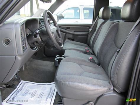 Dark Pewter Interior 2004 GMC Sierra 1500 SLE Regular Cab Photo ...