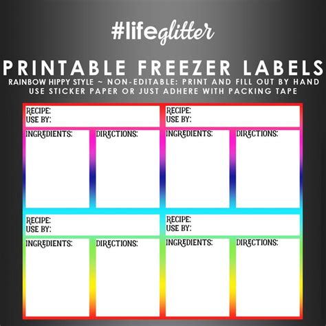 Freezer Bag Labels Printable Labels Crockpot Cooking | Etsy in 2020 | Crockpot cooking recipes ...