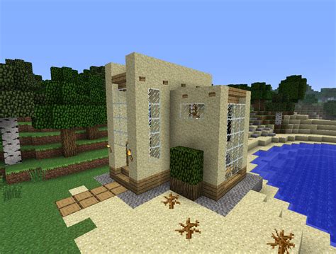 [Tutorial] Small Sandy House : Minecraft