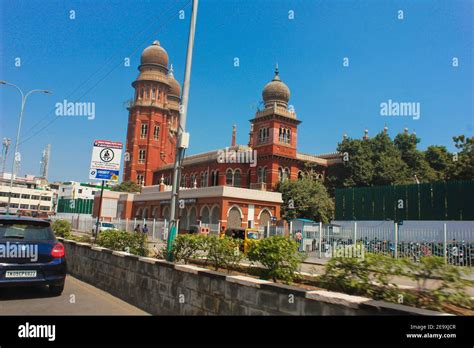 Chennai High Court The ancient High Courts of India Madras High Court, Chennai Stock Photo - Alamy