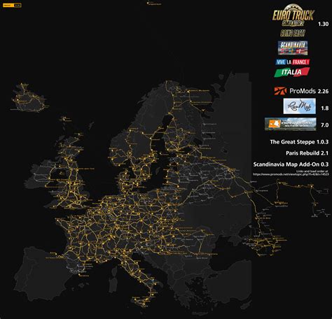 Euro Truck Simulator 2 Full Map - Margaret Wiegel™. Jul 2023