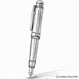 Pen Coloring Pages  Free & Printable sketch template