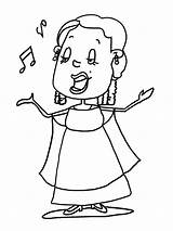 Opera Singer 2 sketch template