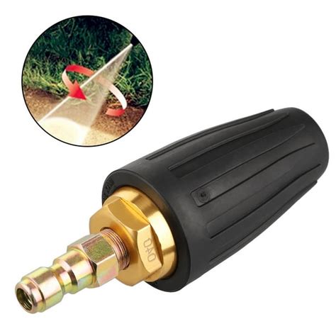 Turbo Spray Nozzle for High Pressure Power Washers, 1/4 inch Quick ...