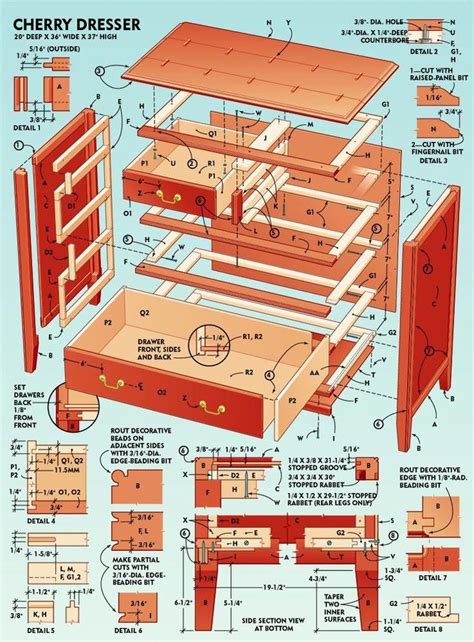 Dresser drawer plans How To Make A Dresser With the right plans ...