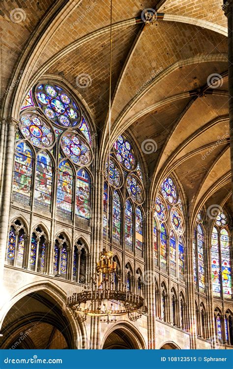 Saint Denis Cathedral, Paris Stock Image - Image of cathedral ...