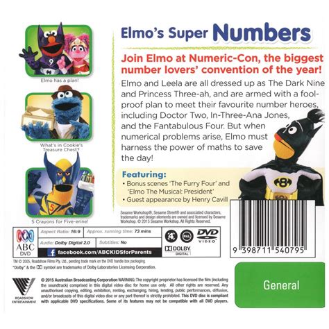 Sesame Street: Elmo's Super Numbers | DVD | BIG W