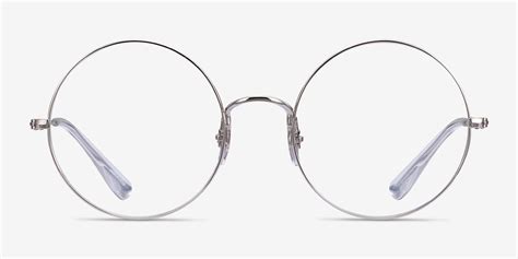 Ray-Ban RB6392 - Round Silver Frame Eyeglasses | EyeBuyDirect