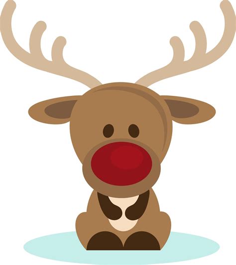 Cute christmas reindeer clipart - WikiClipArt