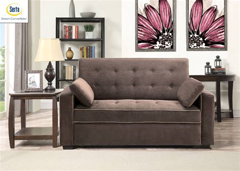 Serta Monroe Full Sofa Bed, Java - Walmart.com - Walmart.com