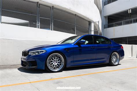 BMW M5 F90 Blue HRE Classic 300 Wheel | Wheel Front