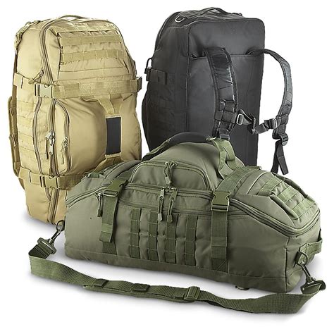 3-in-1 Military Tactical Gear Bag - 168001, Tactical Backpacks & Bags at Sportsman's Guide