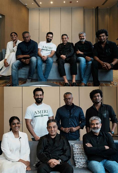 Prithviraj's Picture With Kamal Haasan, Rajamouli, Lokesh Kanagaraj And Gautham Menon Goes Viral ...