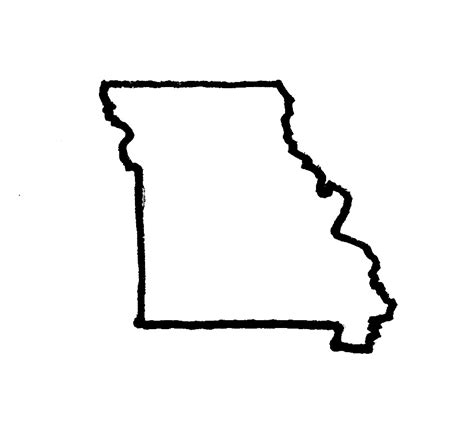 Missouri Outline Map Clipart Best Clipart Best | Images and Photos finder