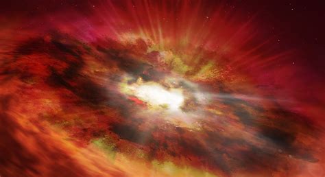 Scientists detect ultra-rare 'transitioning red quasar' from the dawn of the universe | Live Science