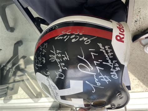 Signed Ottawa Rough Riders helmet | Collectors Weekly