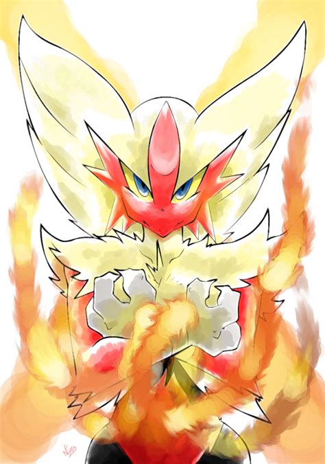 Mega Blaziken Scorching Version by NkoGnZ on DeviantArt