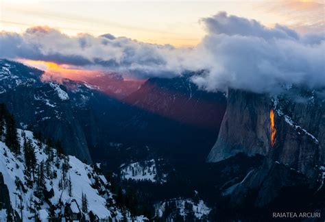 A Different Perspective of the Yosemite Firefall