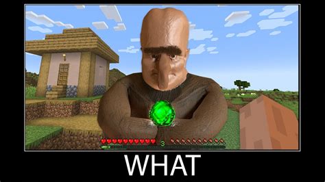 Minecraft wait what meme part 115 realistic minecraft Villager - YouTube