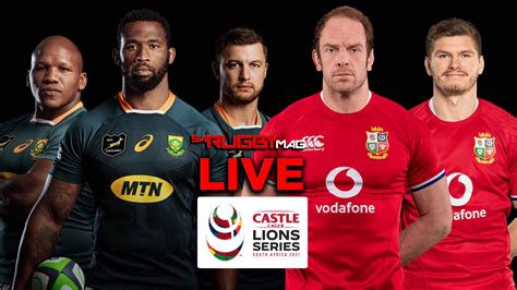 LIVE: Springboks vs British & Irish Lions (2nd Test)