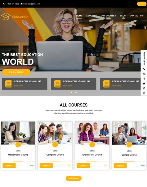 Brilliant Education WordPress Themes