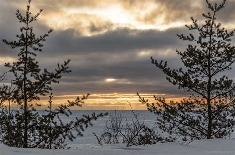 Lake Michigan Winter Sunset - Asgard Photography