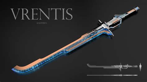 Vrentis - Sci Fi Fantasy Sword by Kalephrex on DeviantArt Anime Weapons ...