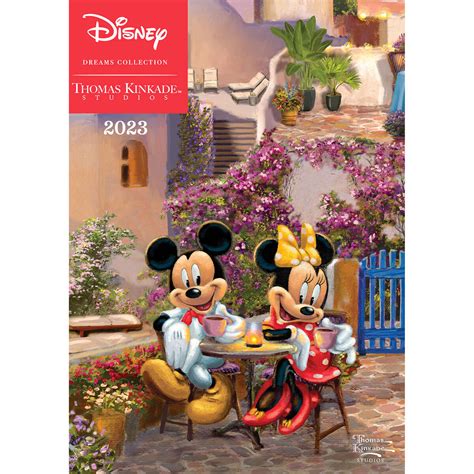 Disney Dreams Collection By Thomas Kinkade Studios: 2023 Monthly/Weekly ...