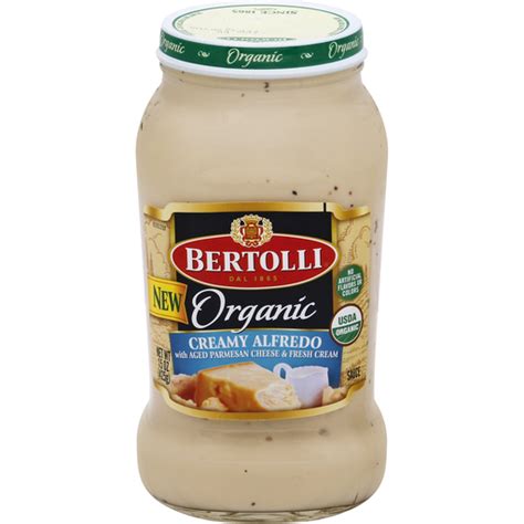 Bertolli® Organic Creamy Alfredo Sauce 15 oz. Jar | Shop | D'Agostino