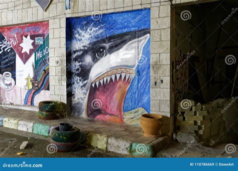 Shark graffiti editorial stock image. Image of graffiti - 110786669