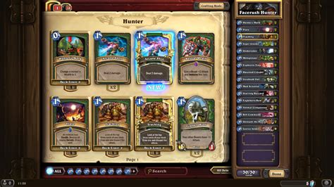 Hearthstone Full Aggro Face Hunter Legendary Deck | GuideScroll